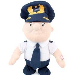 Peluche de piloto aviador